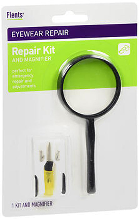 Flent Eyewear Repair Kit & Magnifier