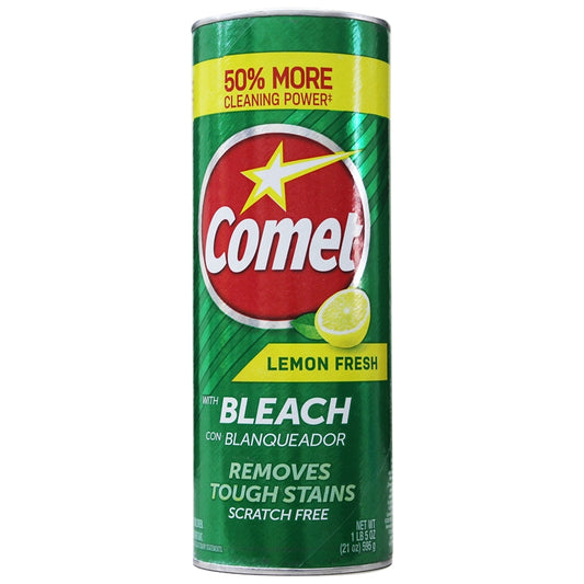 Comet Lemon Fresh Disinfectant Cleanser with Bleach - 21oz