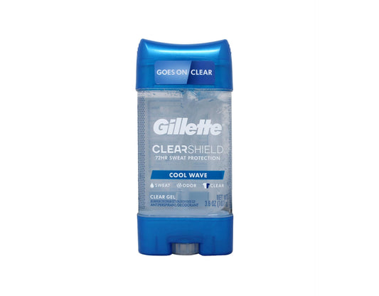 Gillette Anti-Perspirant Deodorant Clear Gel, Cool Wave 3.8 oz