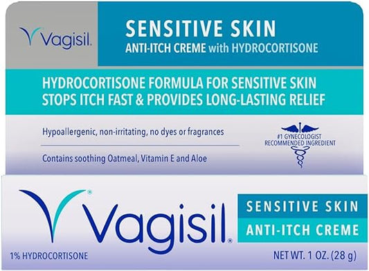 Vagisil Sensitive Skin Anti-Itch Creme 1oz