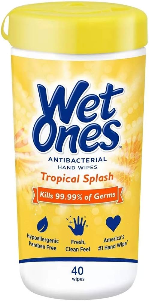 Wet Ones Tropical Splash 40count