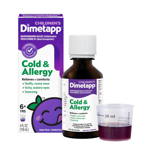 Children's Dimetapp Cold & Allergy Grape Flavor 4fl oz