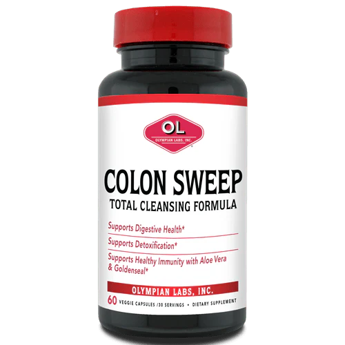 Olympian Labs, Colon Sweep Total Cleansing Formula, 60 Veggie Capsules