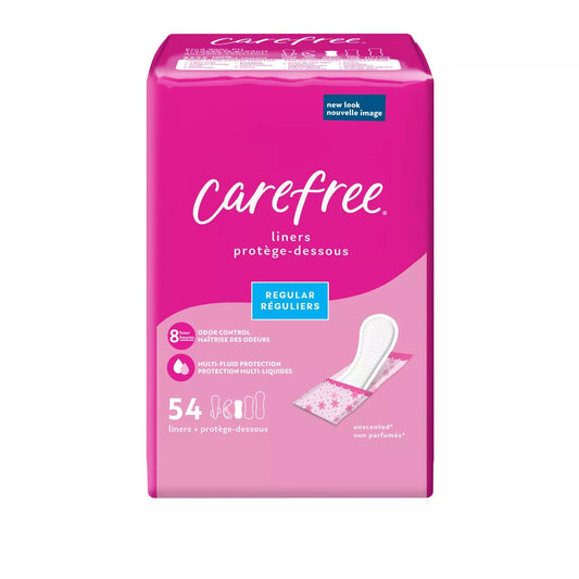 Carefree Regular Unscented Liners 54ct