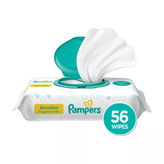 Pampers Sensitive Baby Wipes 56ct