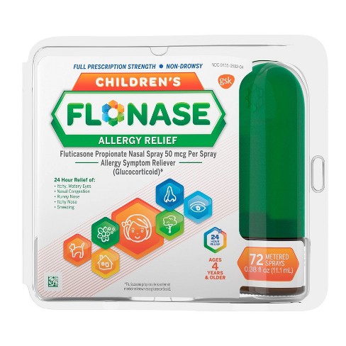Children's Flonase Allergy Relief 50mcg (72 metered sprays) 0.38fl oz