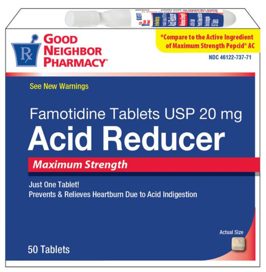 Good Neighbor Pharmacy Acid Reducer Maximum Strength 20mg (50 tablets)
