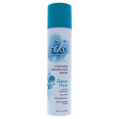 Fds Intimate +Body Dry Deodorant Spray Shower Fresh 2oz