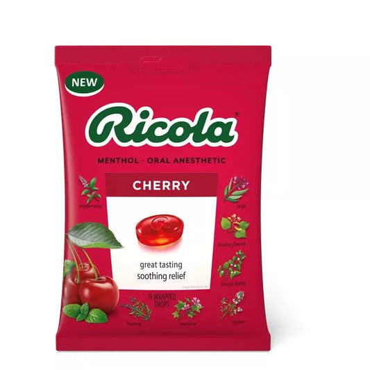 Ricola Cherry Cough Drops 19ct