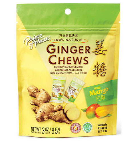 Prince of Peace Mango Ginger Chew 4oz