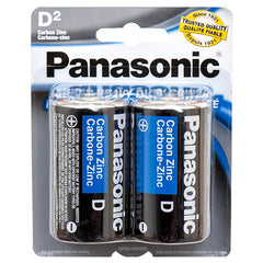 Panasonic D Batteries 2ct