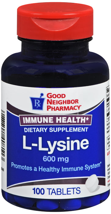 Good Neighbor Pharmacy L-Lysine 600mg (100 tablets)