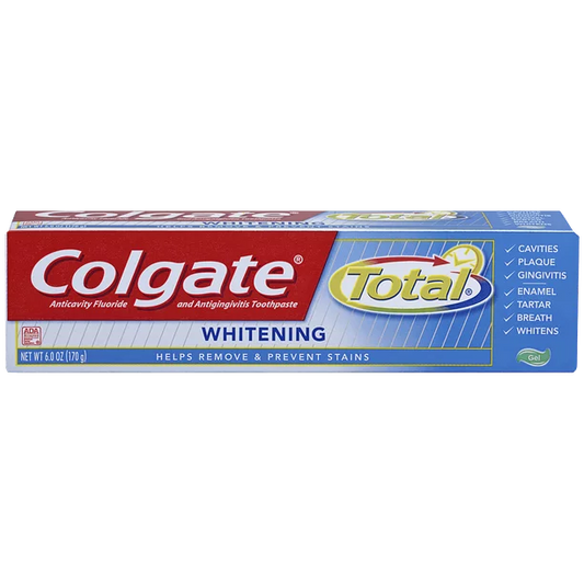 Colgate Total Whitening Gel Toothpaste 6.0oz