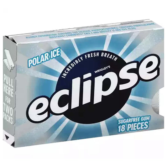 Wrigleys Eclipse Polar Ice Gum Sugarfree 18pieces
