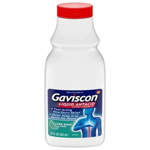 Gaviscon Liquid Antacid Extra Strength Cool Mint Flavor 12fl oz