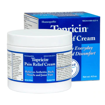 Topricin Pain Relief Cream 4fl oz