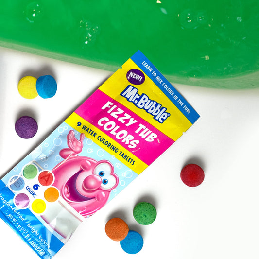 Mr. Bubble Fizzy Tub Colors .6oz