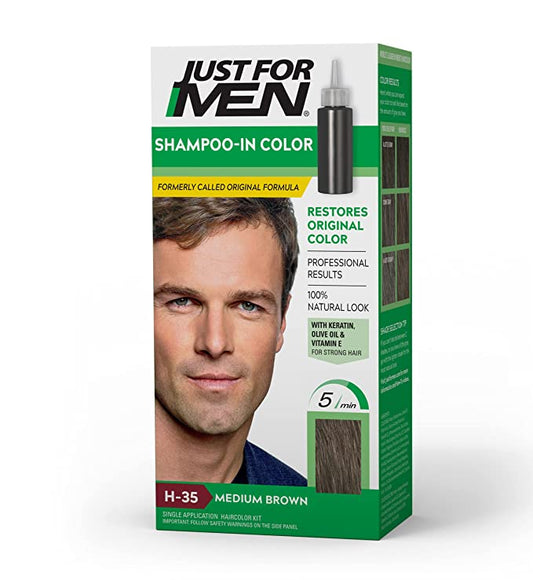 Just For Men Shampoo-In Color Medium Brown H35