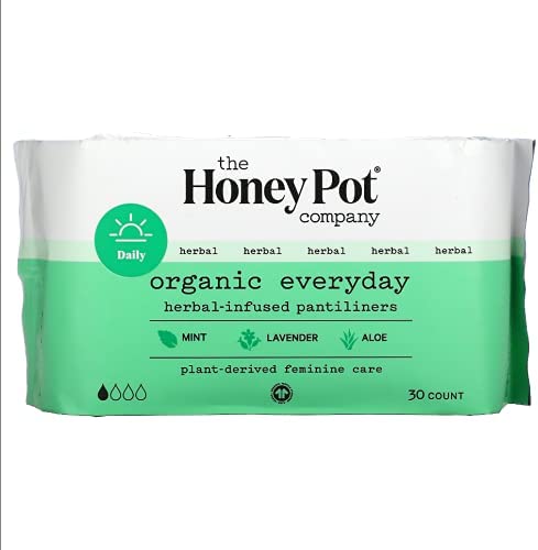 The Honey Pot 100% Organic Cotton Cover Everyday Liners 30ct