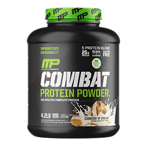 MusclePharm Combat Protein Powder Cookies & Cream