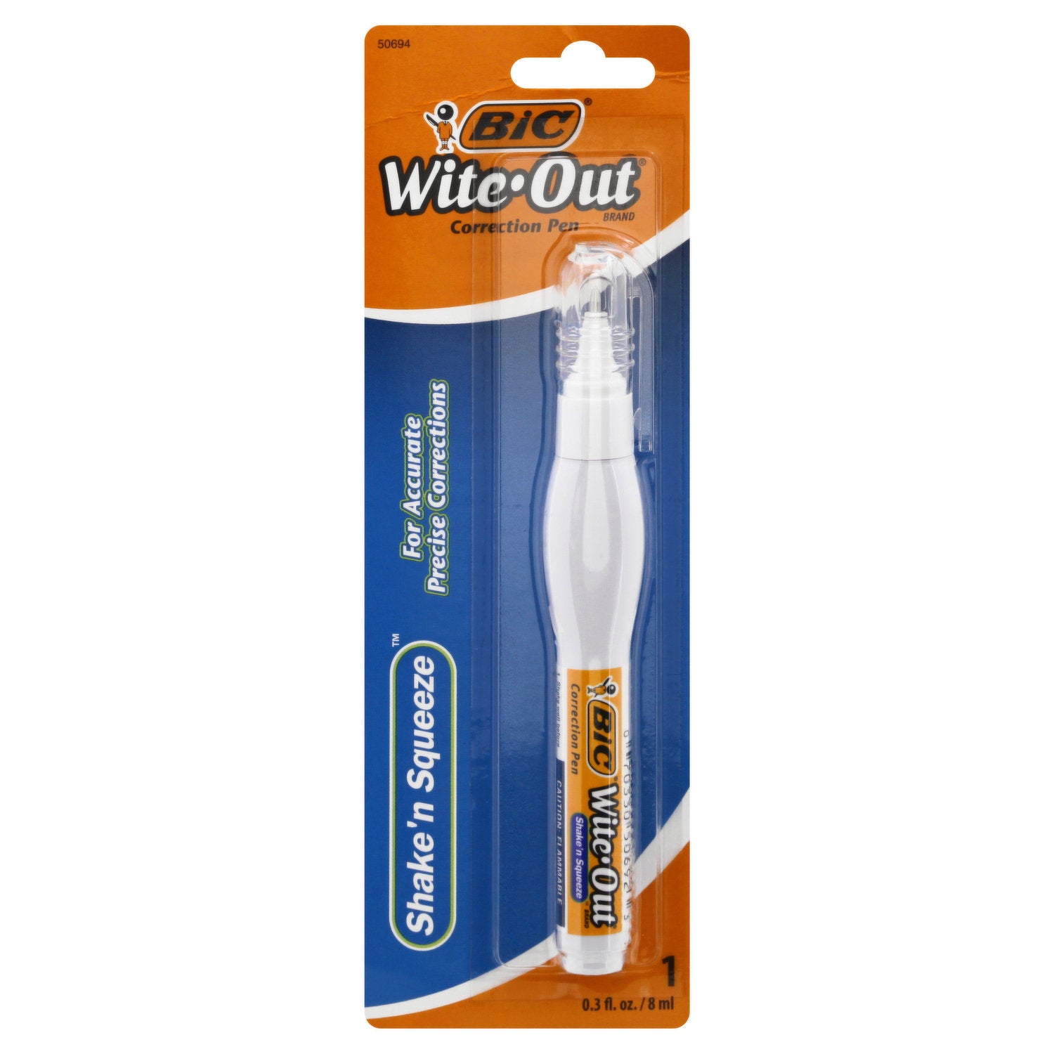 BIC Wite-Out Brand Shake 'n Squeeze Correction Pen, 8 ML