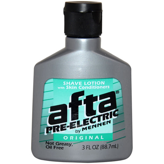 Afta Pre-Electric Shave Lotion With Skin Conditioners Original 3 oz
