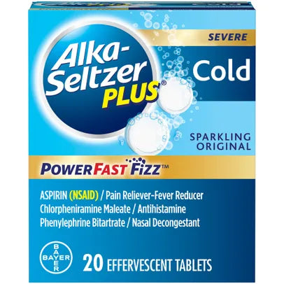 Alka-Seltzer Plus Severe Cold (20 effervescent tablets)