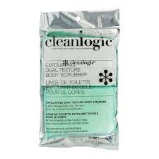 Cleanlogic Exfoliating Dual Texture Body Scrubber 2 pc.