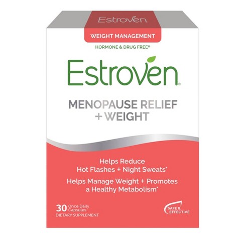 Estroven Menopause Relief + Weight Management 30 Capsules