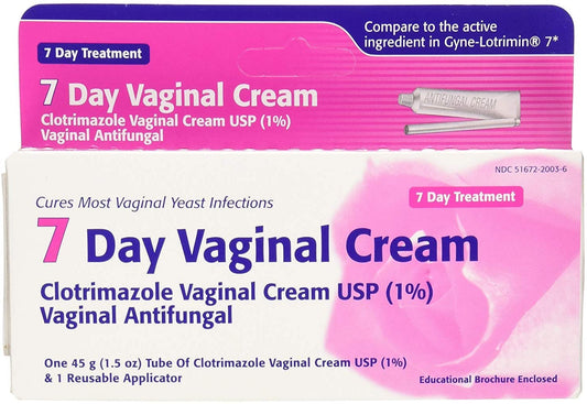 7 Day Vaginal Cream Clotrimazole Vaginal Cream  1%