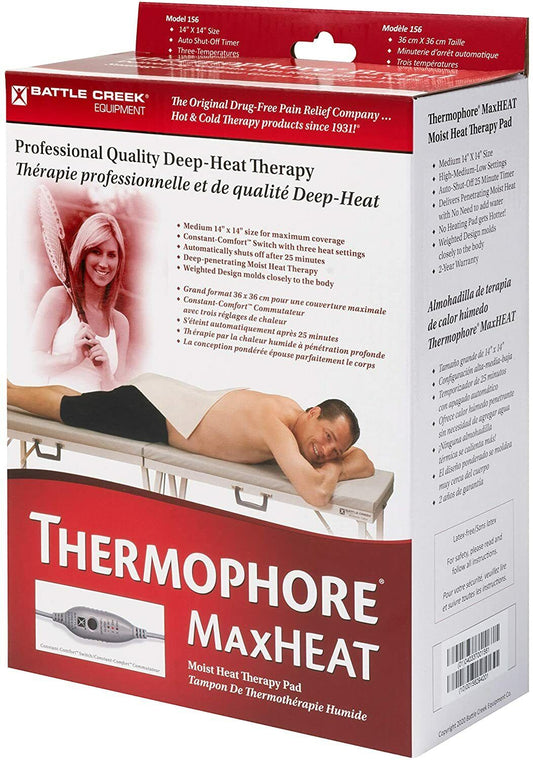 Battle Creek Thermophore MaxHeat Moist Heat Therapy Pad Medium