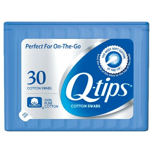 Q-tips Cotton Swabs 30ct (travel size)