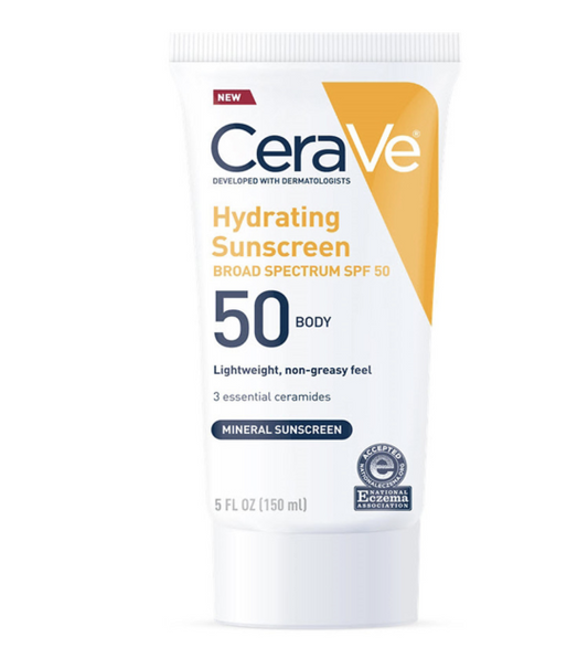 Cerave Hydrating Body Sunscreen SPF 50 5oz