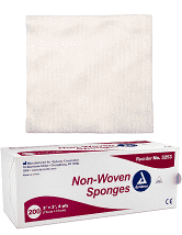 Dynarex 3" x 3" Non-Woven Sponges- 200 Count