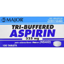 Major Tri-Buffered Aspirin 325mg (130 tablets)