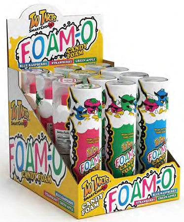 Too-Tarts Foam-O Candy Foam Assorted Flavors 1.4fl oz