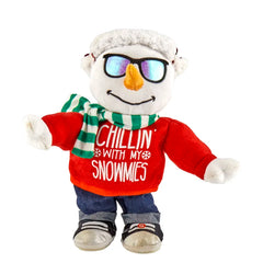 Joyful Holiday Animated Chillin' Snowman