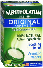 Mentholatum Original Ointment 1oz