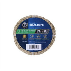 Twisted Sisal Rope Home and Green 1/4" 50 ft Rope