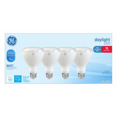 GE Daylight LED 65-Watt 4 Count