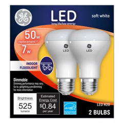 GE LED Soft White 50-Watt Lightbulb 2 Pack