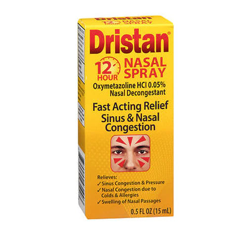 Dristan 12 Hour Nasal Spray Fast Acting Relief Sinus & Nasal Congestion 0.5fl oz
