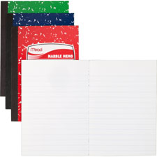Mead Memo Book Marble Cover Asst Colors