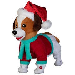 Joyful Holiday Animated Puppy