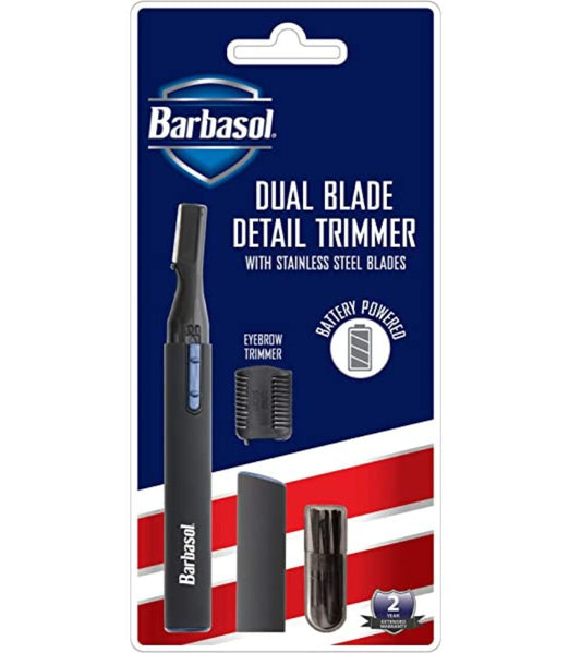 Barbasol Dual Blade Detail Trimmer w/ Stainless Steel Blades