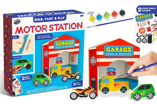 Build, Paint & Play Motor Station