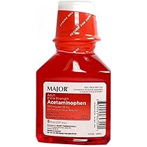 Major Adult Extra Strength Acetaminophen 500mg Cherry Flavor 8fl oz