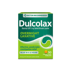 Dulcolax Overnight Laxative 5mg (50 Tablets)