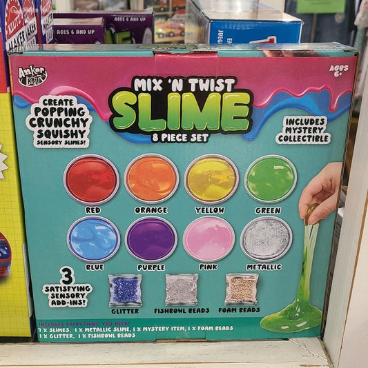 Mix 'N Twist Slime 8 piece set