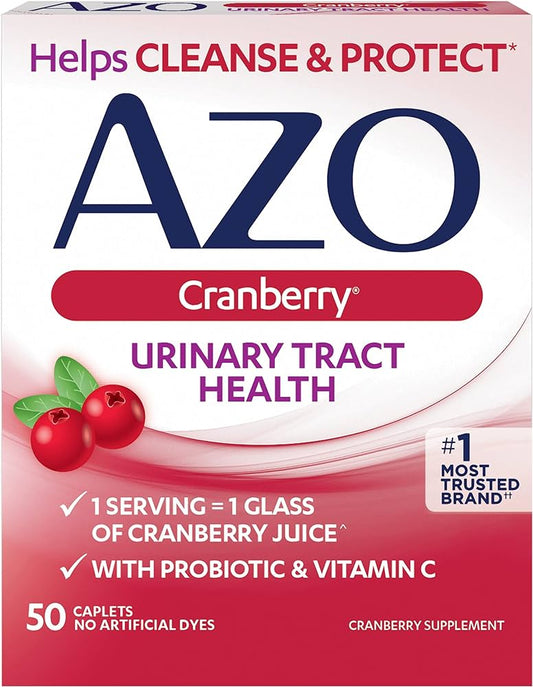 Azo Cranberry Urinary Tract Health 50 caplets
